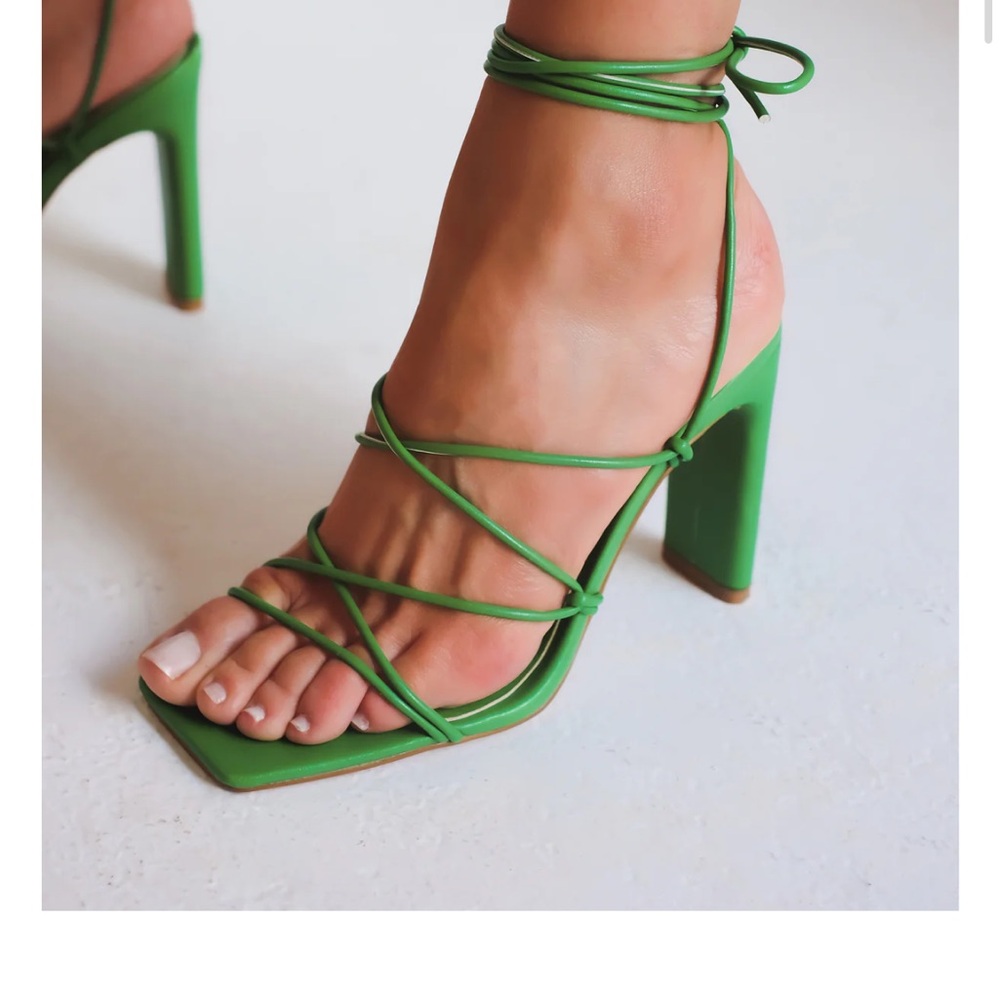 Billini Emerald Strappy Heels